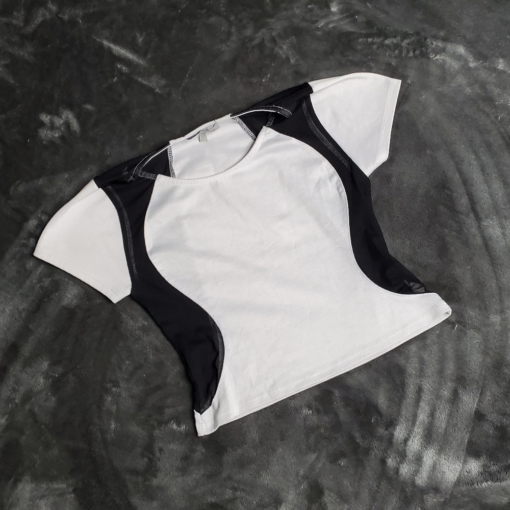 Penguin Mesh Crop Top